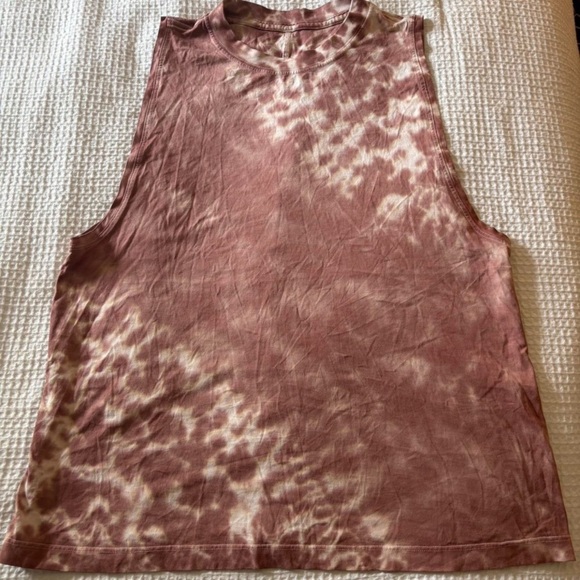 Lululemon All Yours Tank in Marmoleado Tie Dye Ancient Copper Size 8 / 10 - Picture 8 of 8